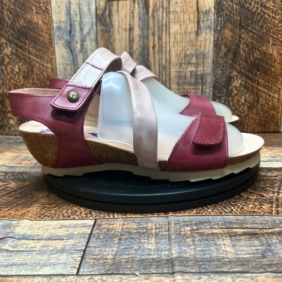 Wanda Panda Bilma Sandals Made in Spain EU 37 Chrome Free US 6 6.5 - Picture 1 of 12
